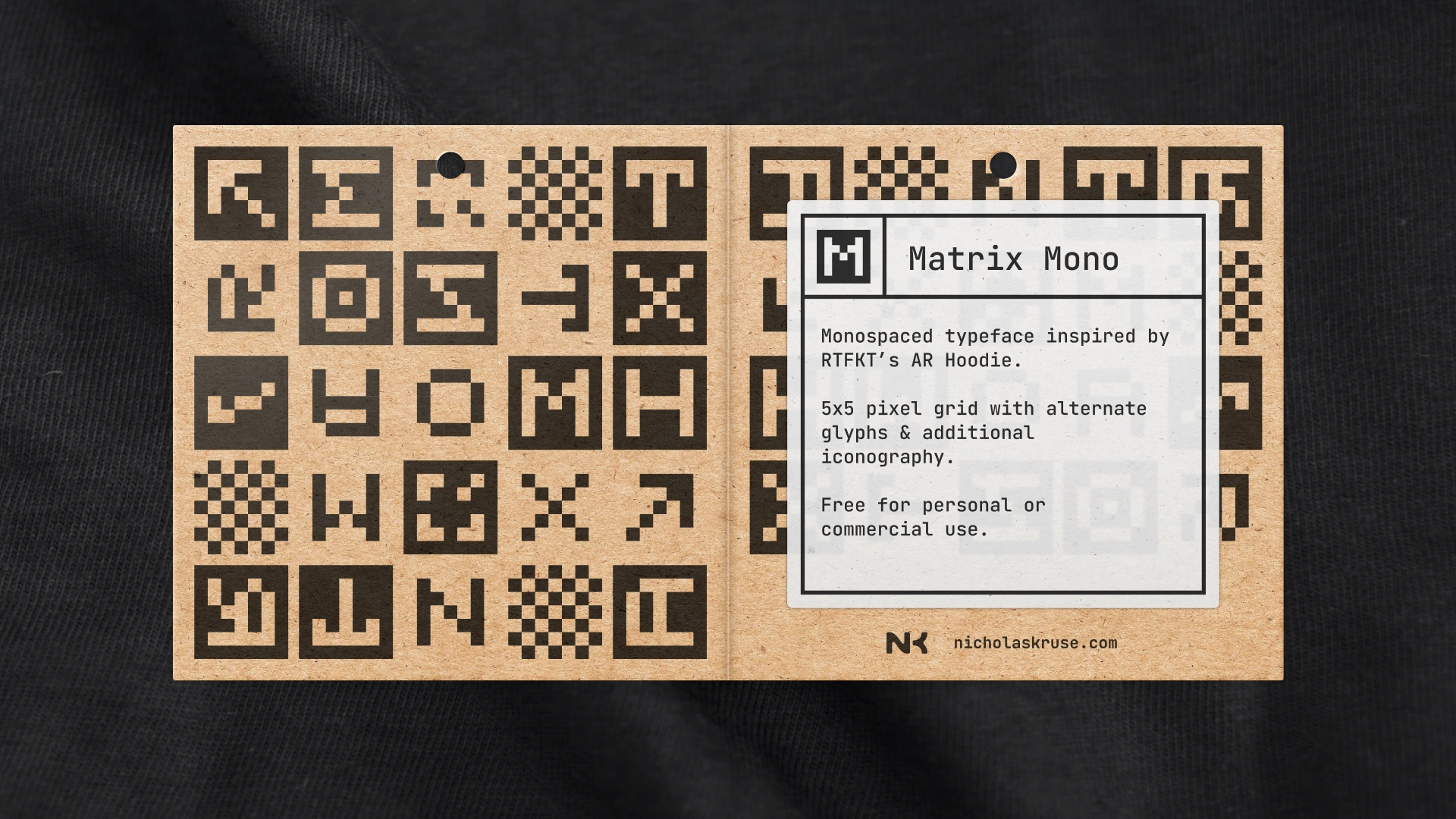 Matrix Mono mockup